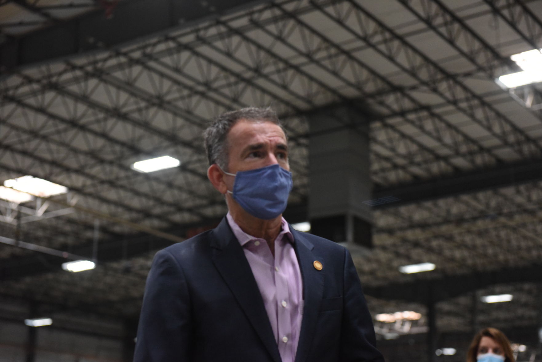 Northam visits Morgan Olson